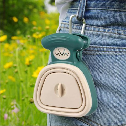 Набір для собак Pet Toilet - повідець з контейнером та совком для прибирання, одноразові пакети в комплекті