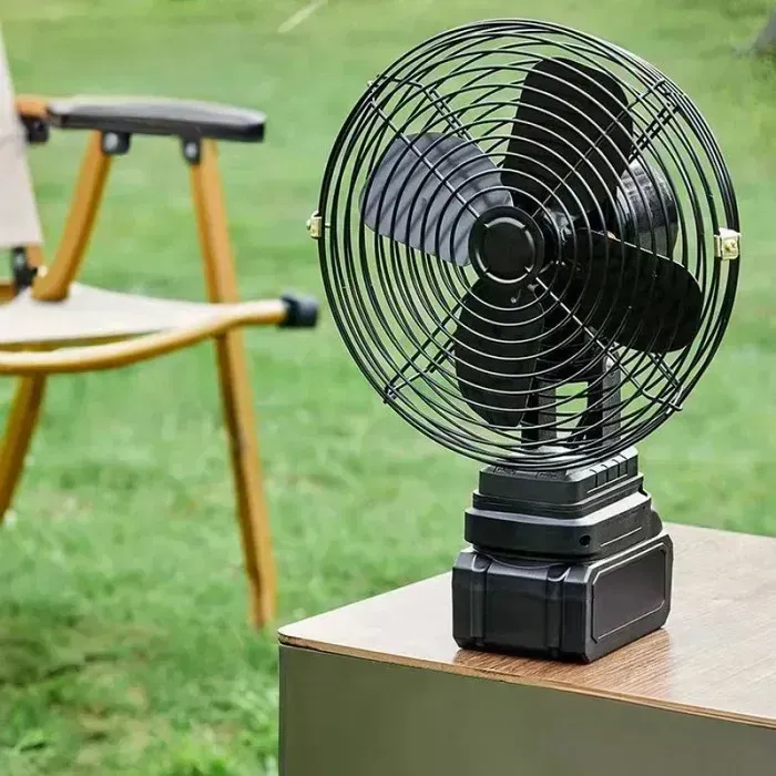 Бездротовий вентилятор з акумулятором 48V / Lithium Electric Fan / Портативний охолоджувач з Li-ion акумулятором