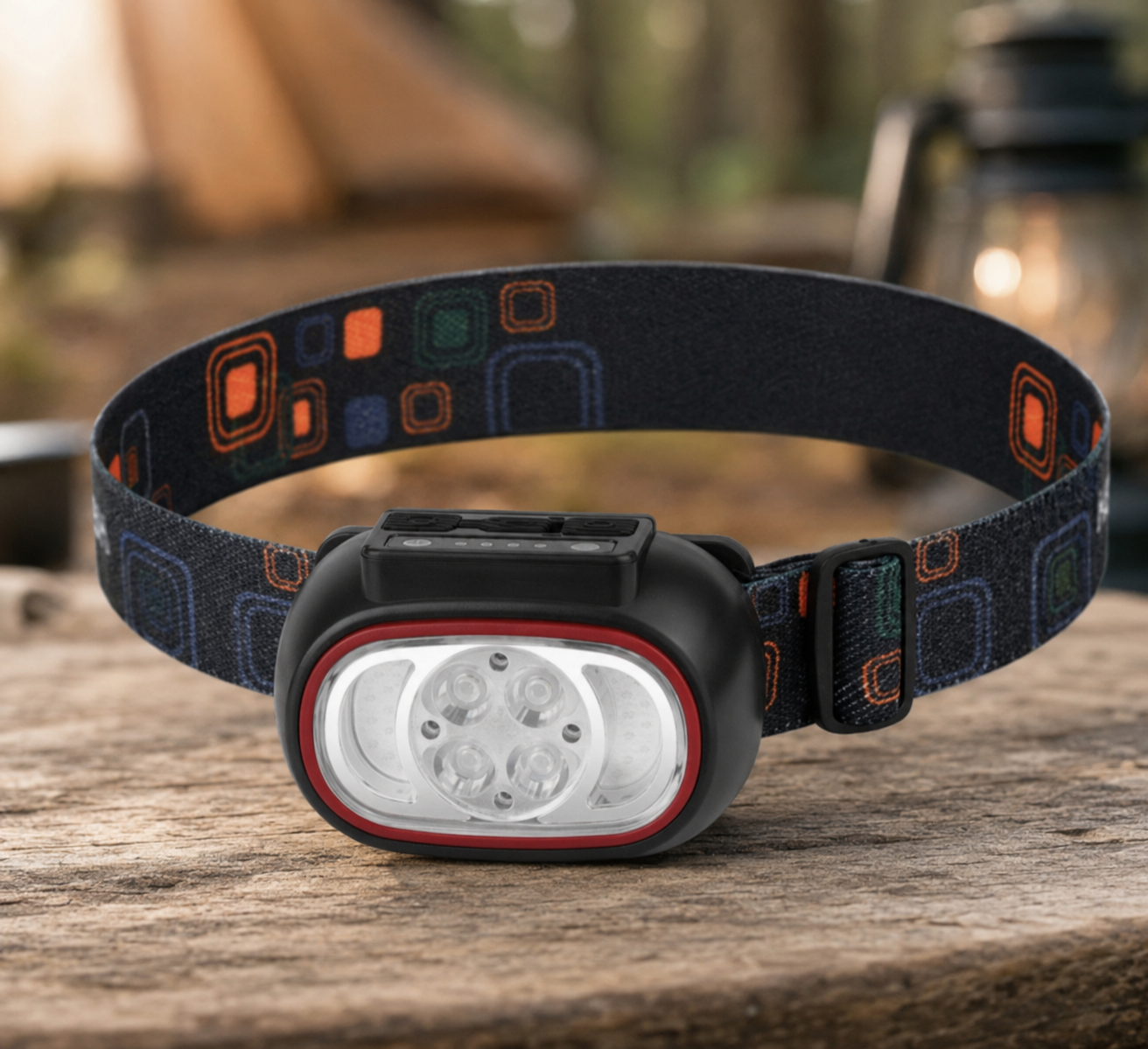 Ліхтар налобний T 103 / Ліхтар з датчиком руху / Акумуляторний ліхтар на USB