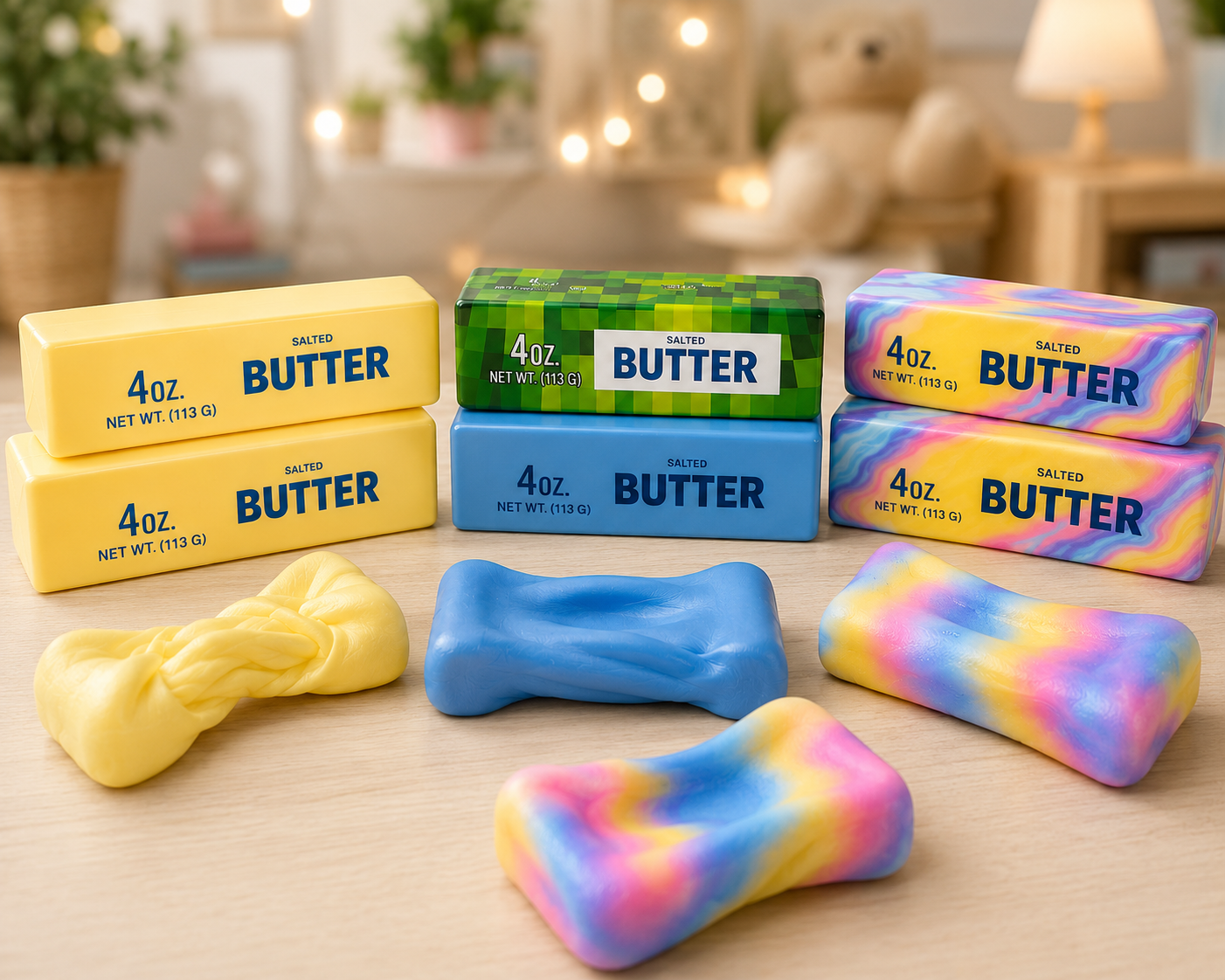 Іграшка-антистрес «Масло» / Сквіш Butter 14 см