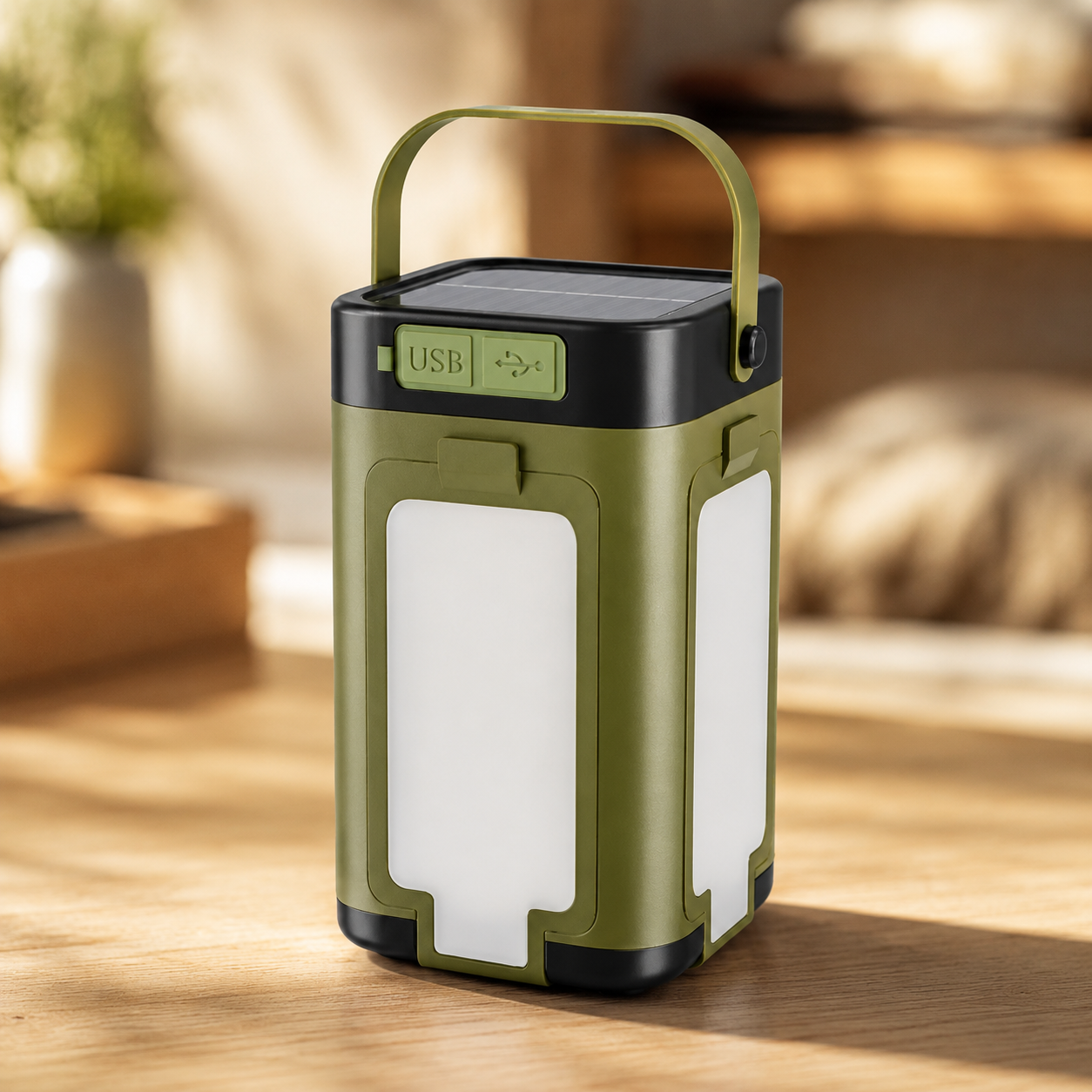 Кемпінговий ліхтар mh 868 / Універсальний кемпінговий ліхтар + павербанк із сонячною зарядкою