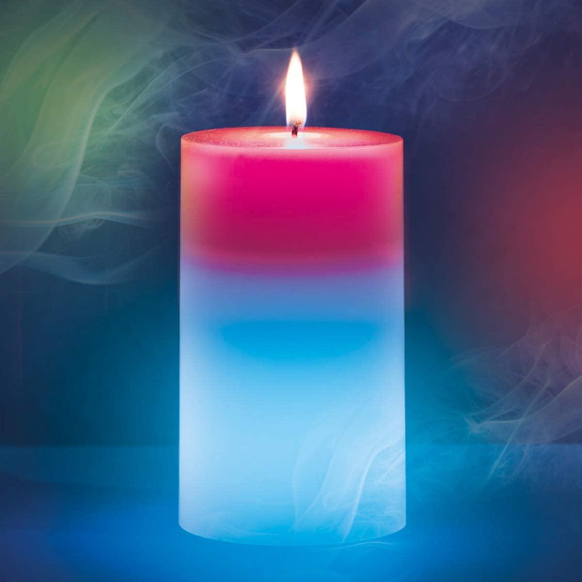 Воскова свічка зі справжнім полум9;ям та RGB підсвіткою Candled Mood Madic