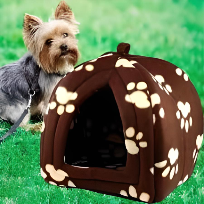 М'який будиночок для собак та котів Pet Hut ∙ Домашня будка для тварин, 40х35х35 см