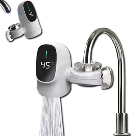 Водонагрівач WATER HEATER ZSW-D03 • Електрична насадка на кран з проточним водонагрівачем і LCD дисплеєм