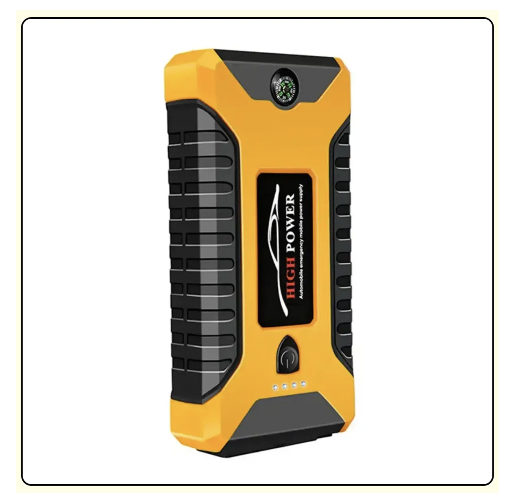 Пускозарядний пристрій для авто жовтий JUMPSTARTER JX27 99800 mAh ∙ Автомобільний пуско-зарядний пристрій JX27 Power Bank