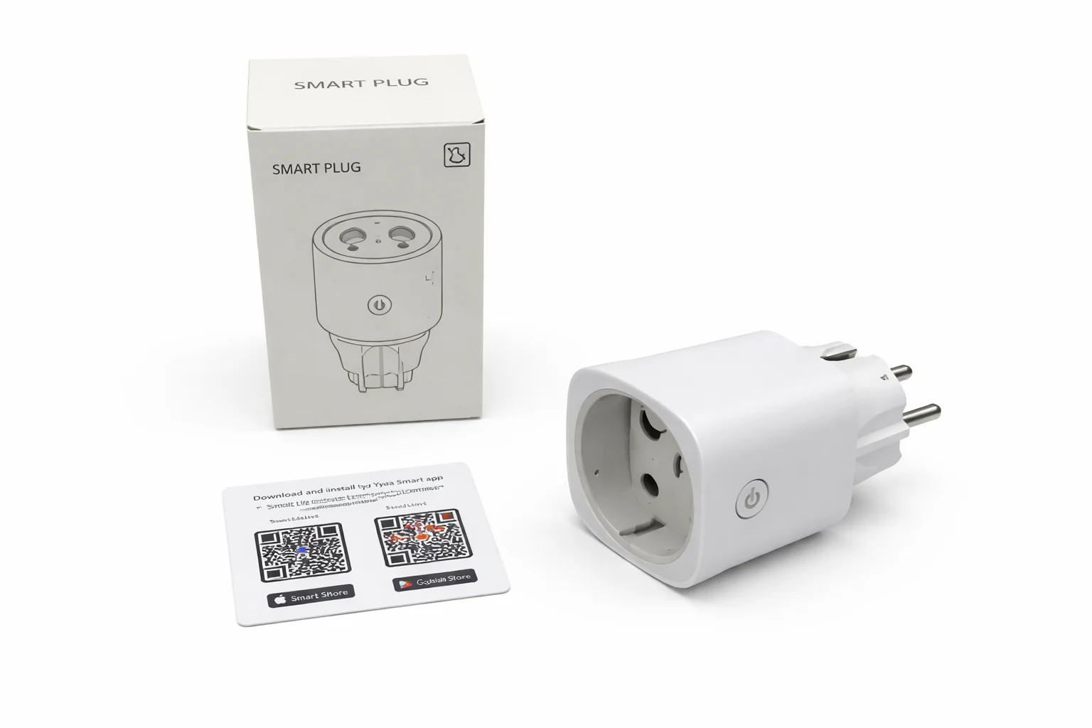 Розумна розетка Smart WiFi • Wi-Fi розетка для розумного дому з дистанційним керуванням через смартфон, таймером і контролем побутових приладів
