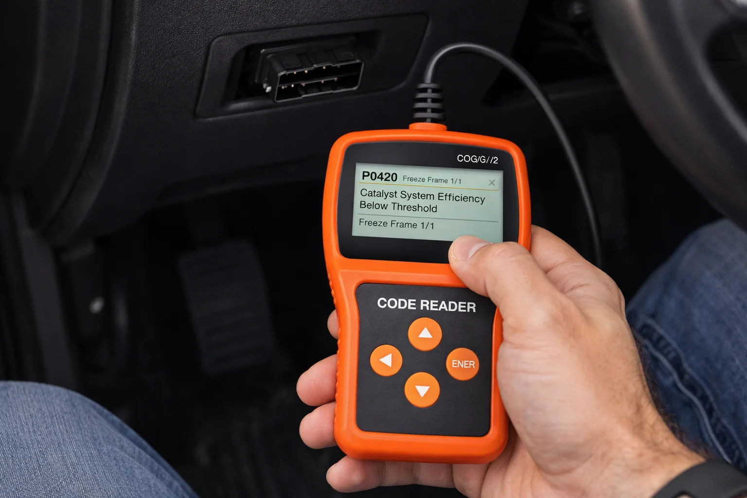 Сканер MS309PRO OBD2 для діагностики автомобіля • Діагностичний інструмент OBD2 • Автосканер для зчитування помилок і тестер акумулятора