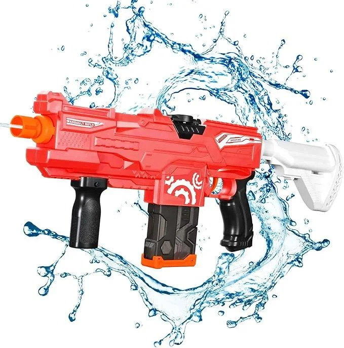 Водяний автомат дитячий Water Gun • Акумуляторний бластер з автоматичним набором води для літніх ігор на свіжому повітрі