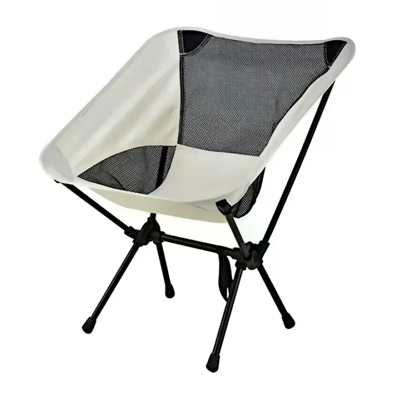 Розкладний компактний стілець KingCamp 56×60.5×65.5 см білий • Складний туристичний стілець KingCamp для кемпінгу, риболовлі, пікніка та дачі білий