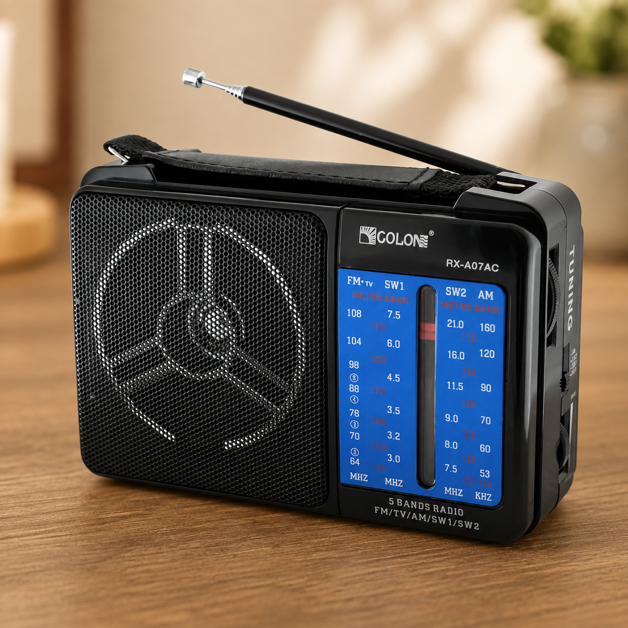 Радіоприймач Golon RX-A07 FM/AM від 220В та батарейок