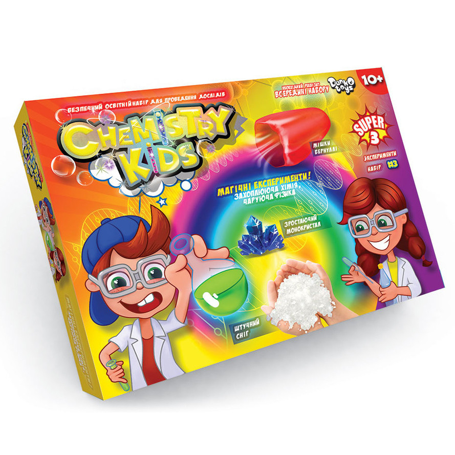 Дитячий набір для проведення дослідів CHEMISTRY KIDS CHK-02  CHK-02-03U