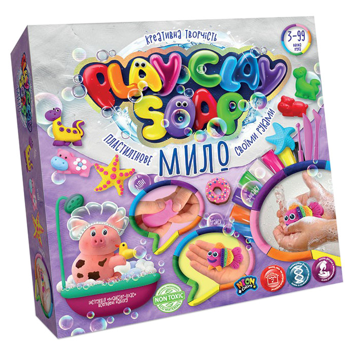 Набір креативної творчості "Пластилінове мило" Play Clay Soap PCS-01 великий  Рибка