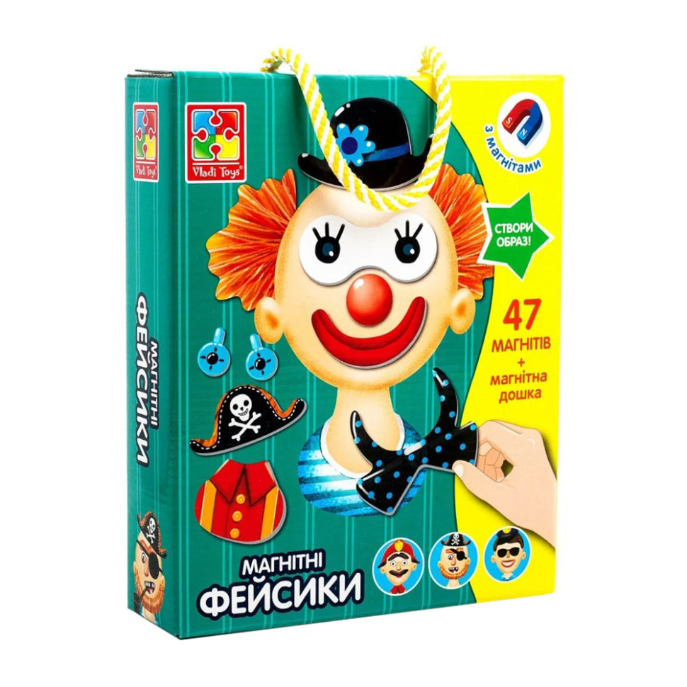 Дитяча настільна гра "Фейсики" VT3702-15 на магнітах