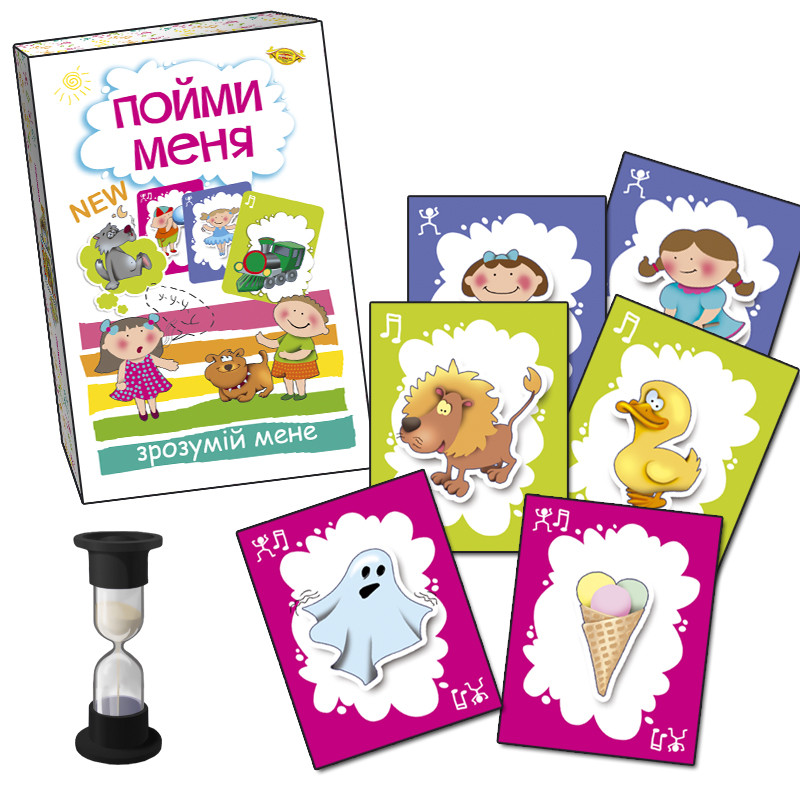 Дитяча настільна гра "Зрозумій мене" MKZ0801, від 3-х років