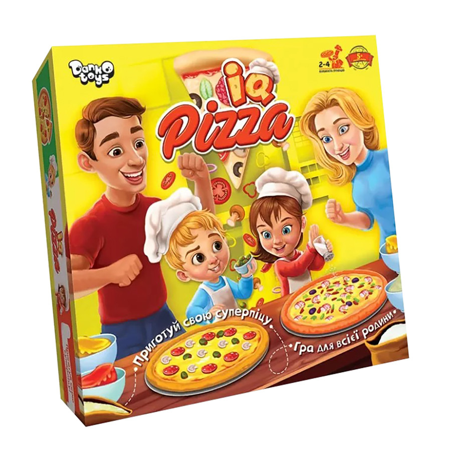Сімейна настільна гра "IQ Pizza" G-IP-01U укр. мовою