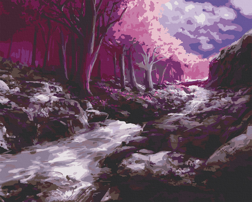 Картина за номерами. Art Craft "Фантастичний ліс" 40 * 50 см 10562-AC
