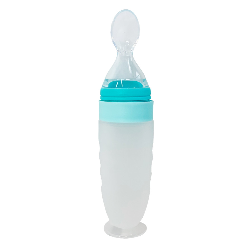 Силіконова ложка-контейнер MGZ-0108(Turquoise) об'єм 90 грам