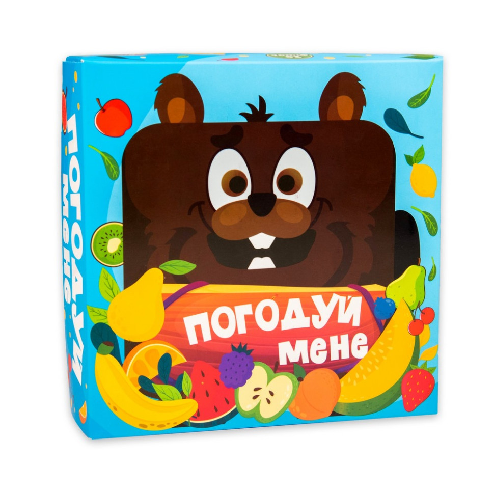 Настільна гра "Погодуй мене -  бобер" 30378 інструкція 20 фішок, рулетка
