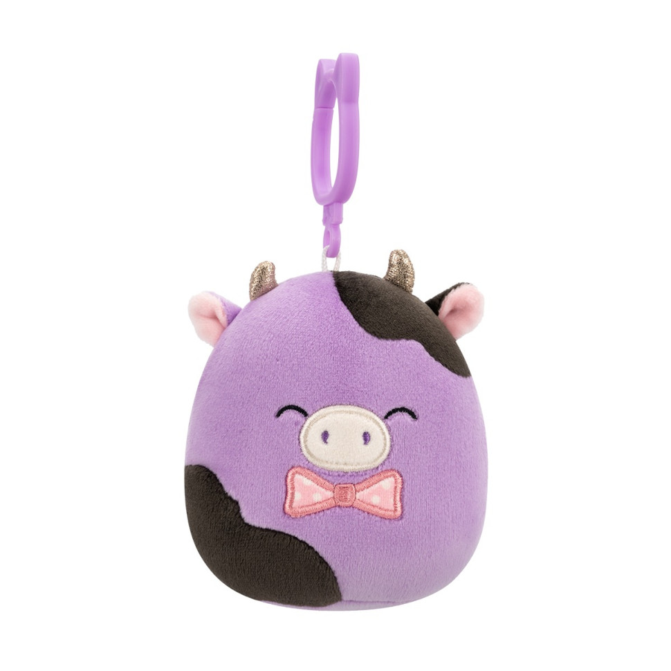М'яка іграшка на кліпсі Корівка Олексі Squishmallows SQCP00463, 9 см