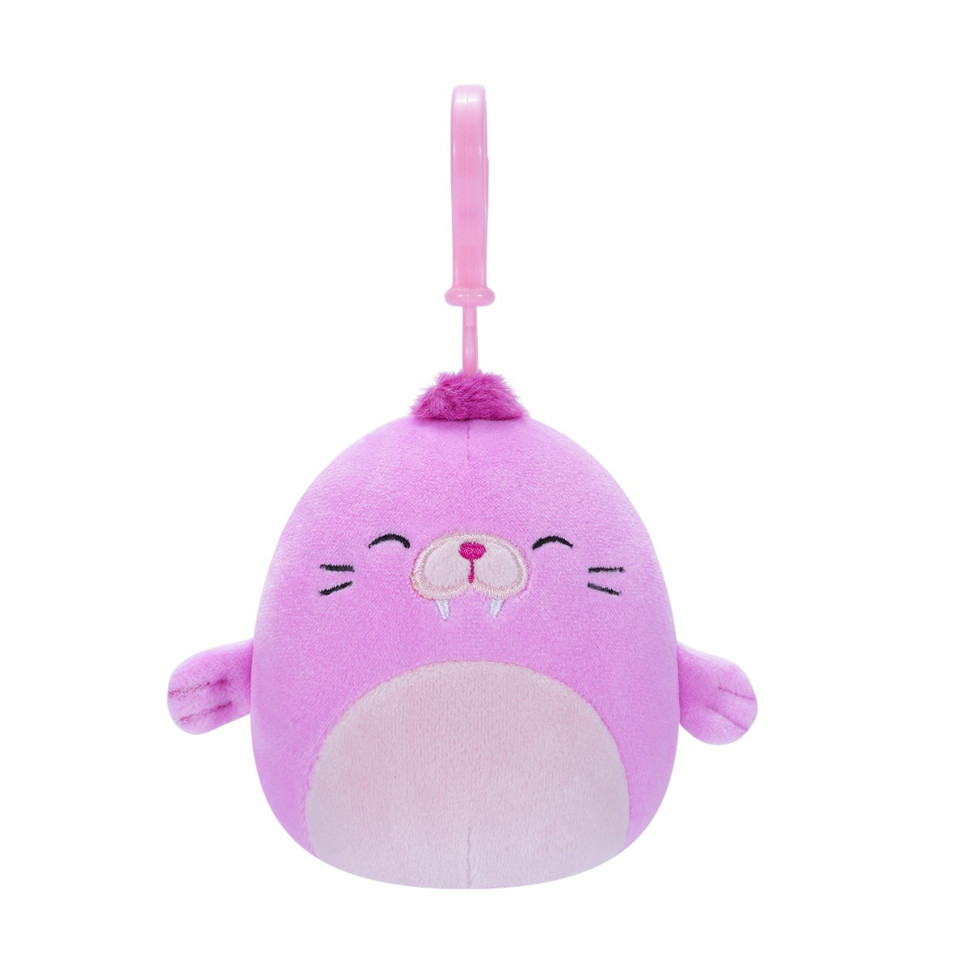 М'яка іграшка Морж Пепе Squishmallows SQCP00150 на кліпсі 9 см