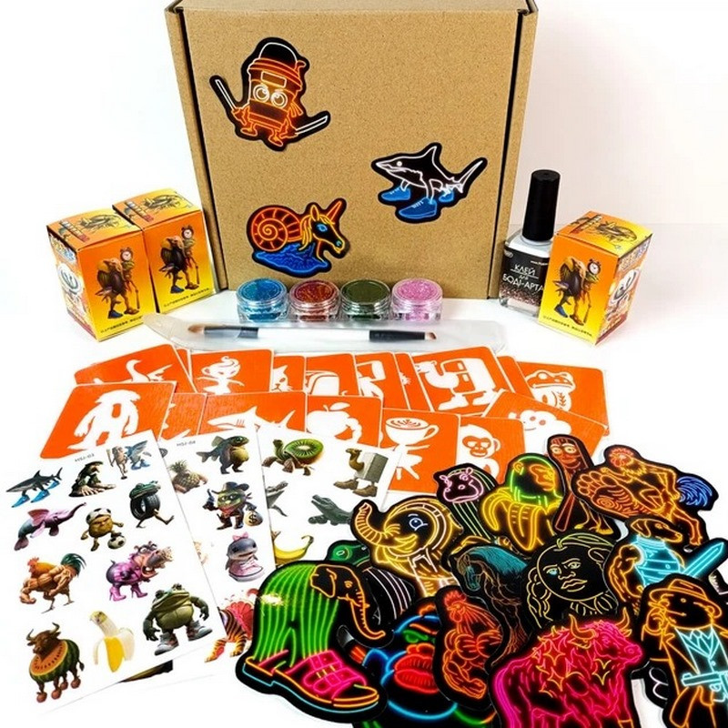 Подарунковий набір "Брейнрот" gift-box-brainrot-3kids