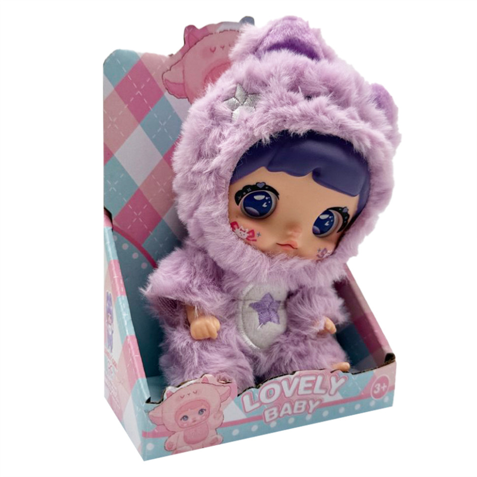 Дитяча м'яка іграшка-брелок "Lovely Baby" 6053a(Violet)