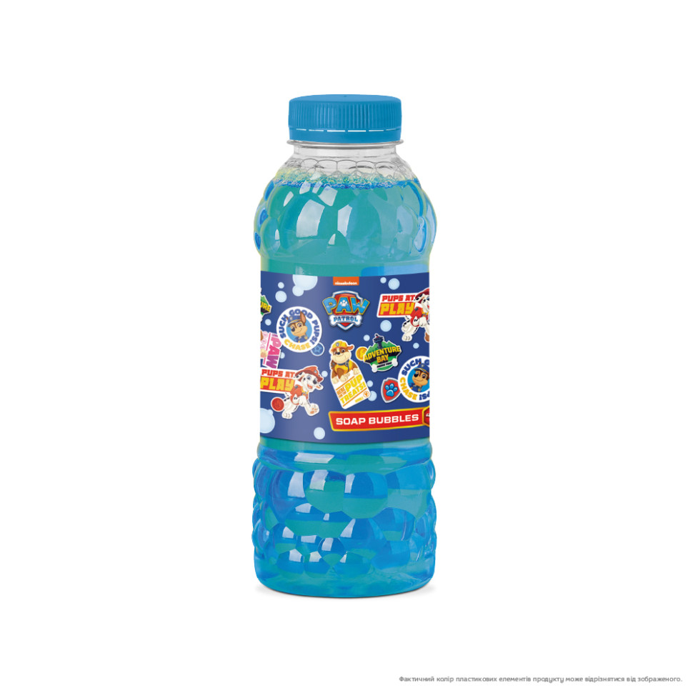 Мильні бульбашки "Mega Bubbles з тарілкою Paw Patrol" 200513 об'єм 450 мл
