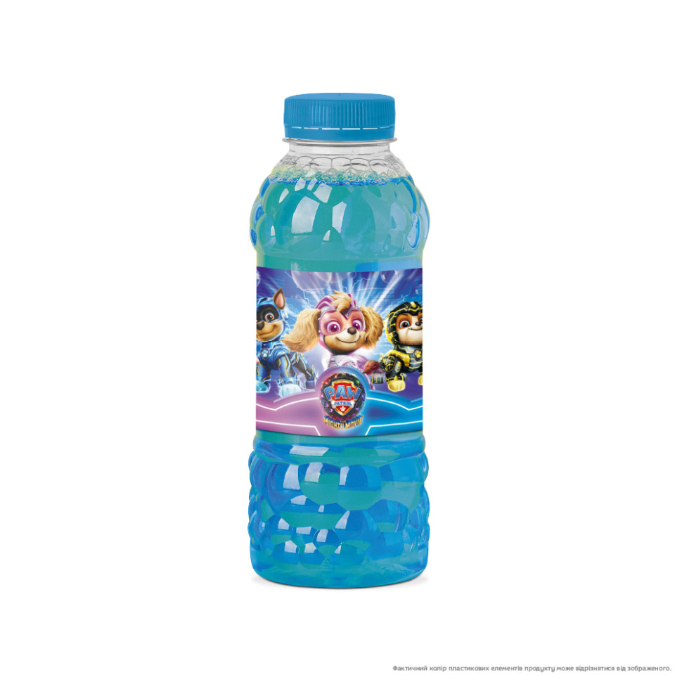 Мильні бульбашки "Mega Bubbles з тарілкою Paw Patrol Могутні герої" 200514, 450 мл