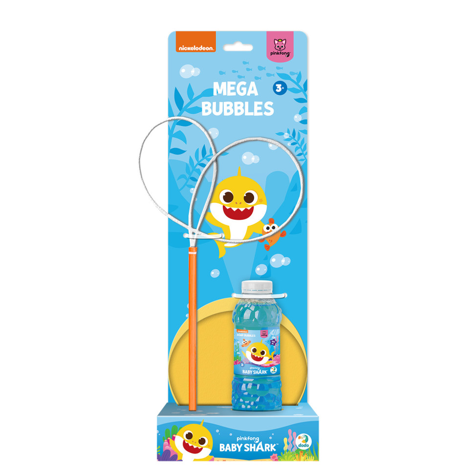 Мильні бульбашки "Mega Bubbles з тарілкою Baby Shark" 200515 об'єм 450 мл