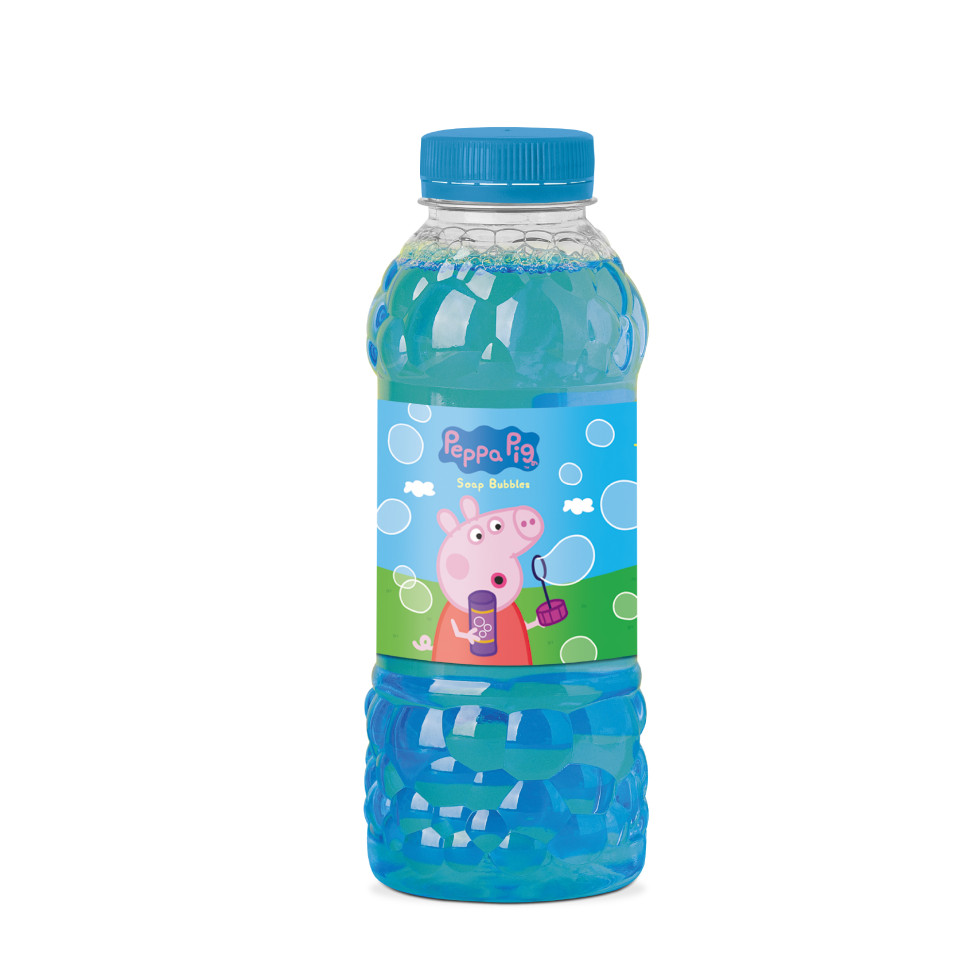 Мильні бульбашки "Mega Bubbles з тарілкою Peppa Pig" 200634 об'єм 450 мл