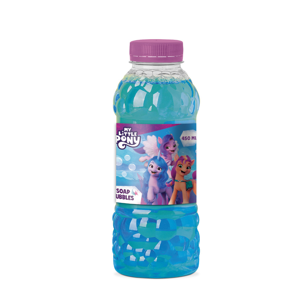 Мильні бульбашки "Mega Bubbles з тарілкою My Little Pony" 200635 об'єм 450 мл