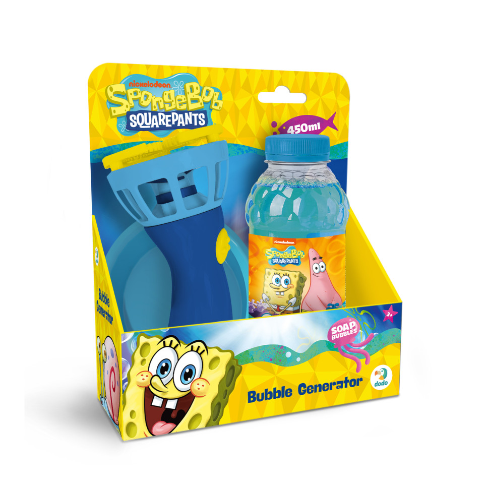 Генератор мильних бульбашок "Sponge Bob" 200738 об'єм 450 мл