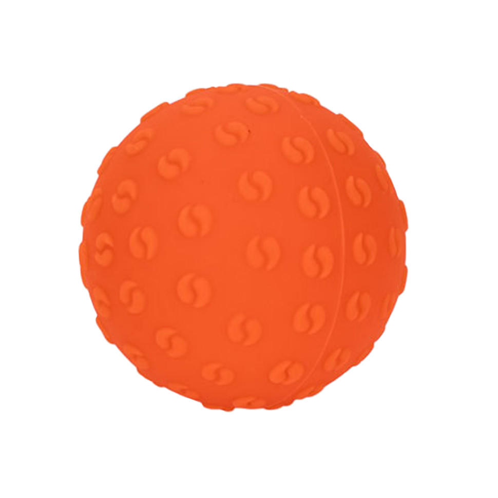 М'яч масажний текстурний MS 4812(Orange) діаметр 6 см, стрибун, 145 грам
