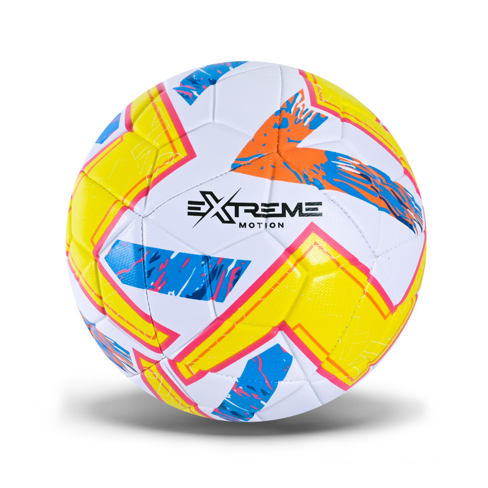 М'яч футбольний FB25673(Yellow-Orange) розмір №5, PU, ​​400 гр