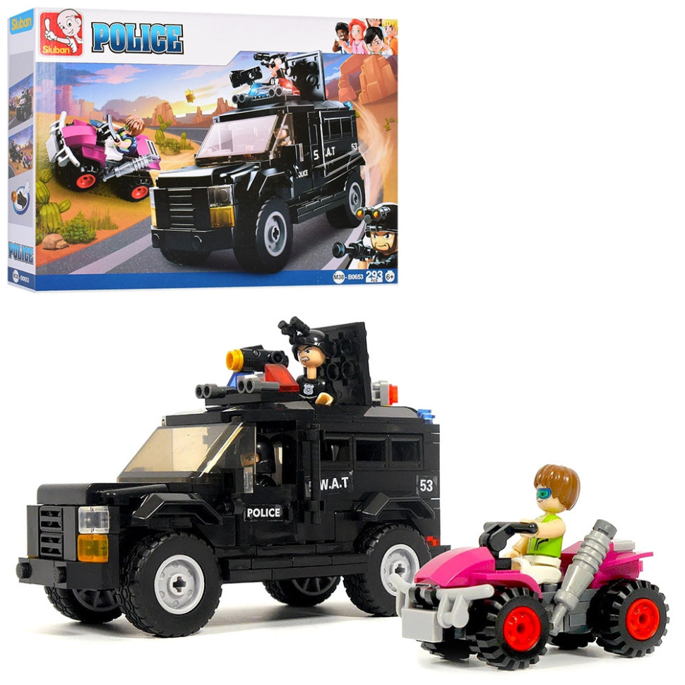Дитячий конструктор "Police-Swat" M38-B0653, 293 деталі