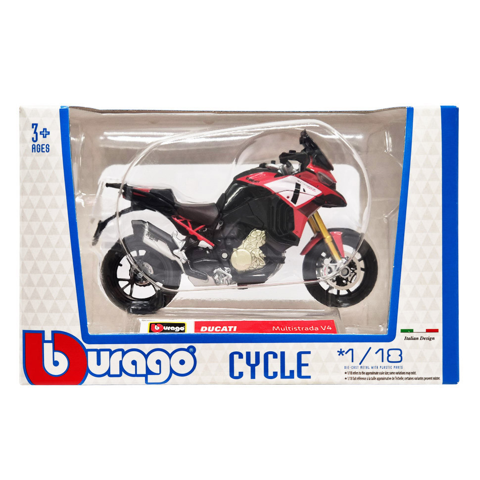 Дитяча модель Мотоцикла "DUCATI Multistrada V4" Bburago 18-51030-21 1:18