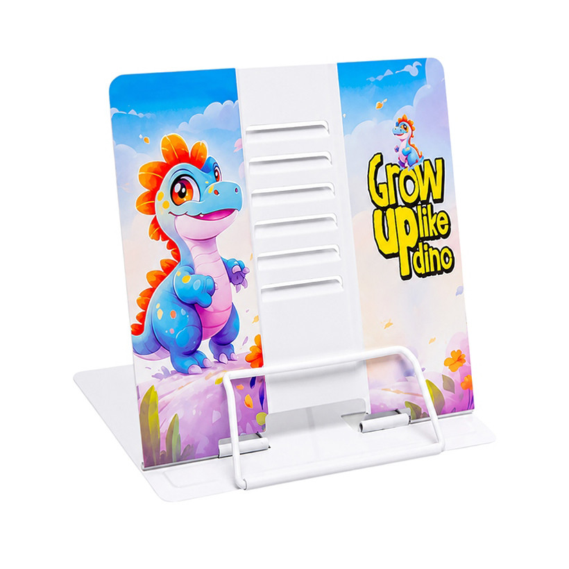 Підставка для книг "Grow up like dino" LTS-8226-2 металева