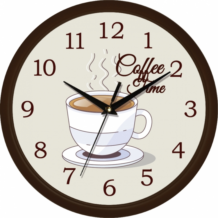 Настінний годиник Сlassic Life Coffee