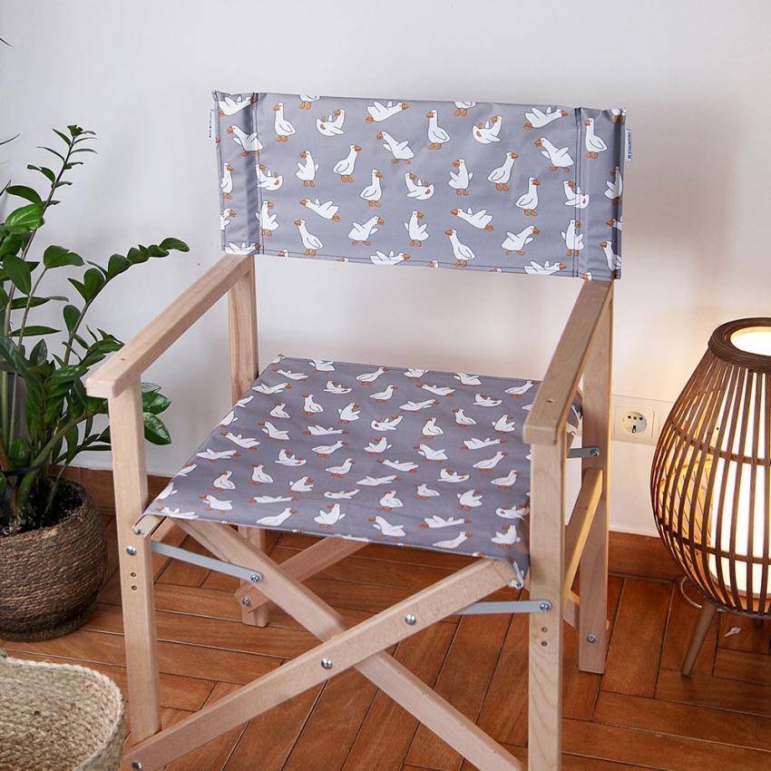 Стілець розкладний для саду та будинку Гуси