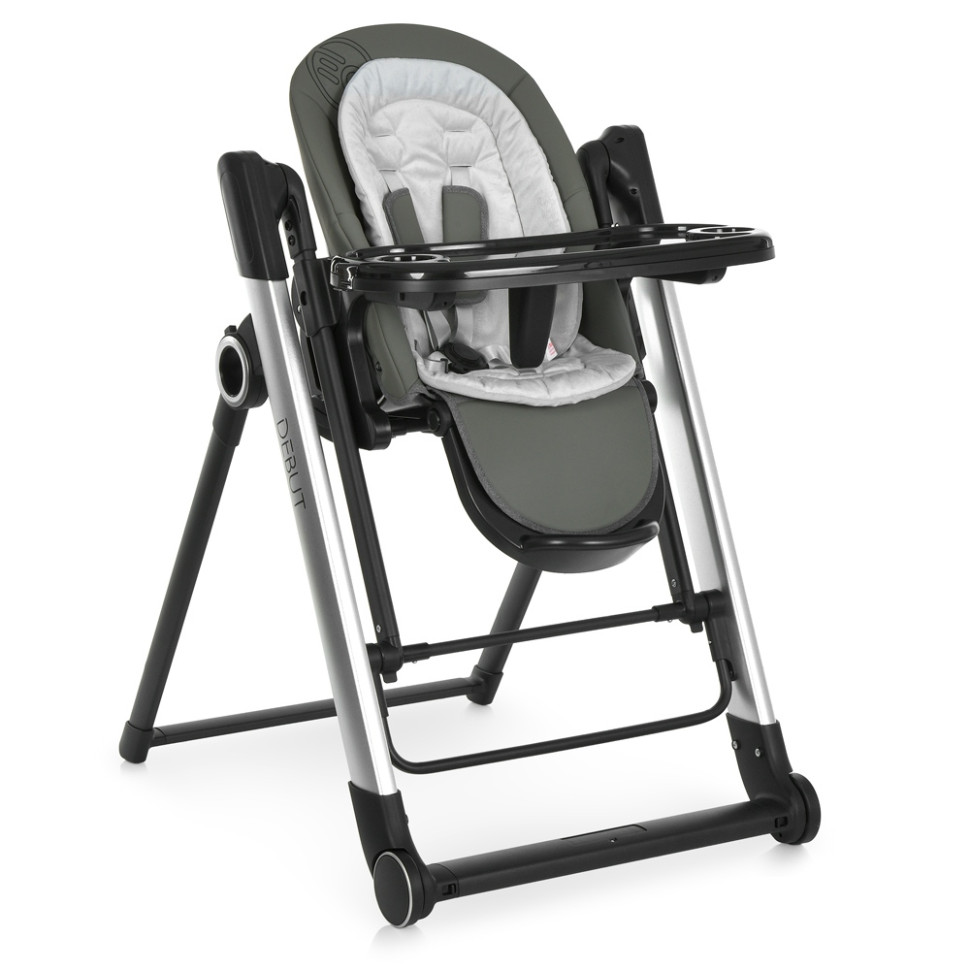 Багатофункціональний стільчик для годування DEBUT ME 1102 Dark Gray