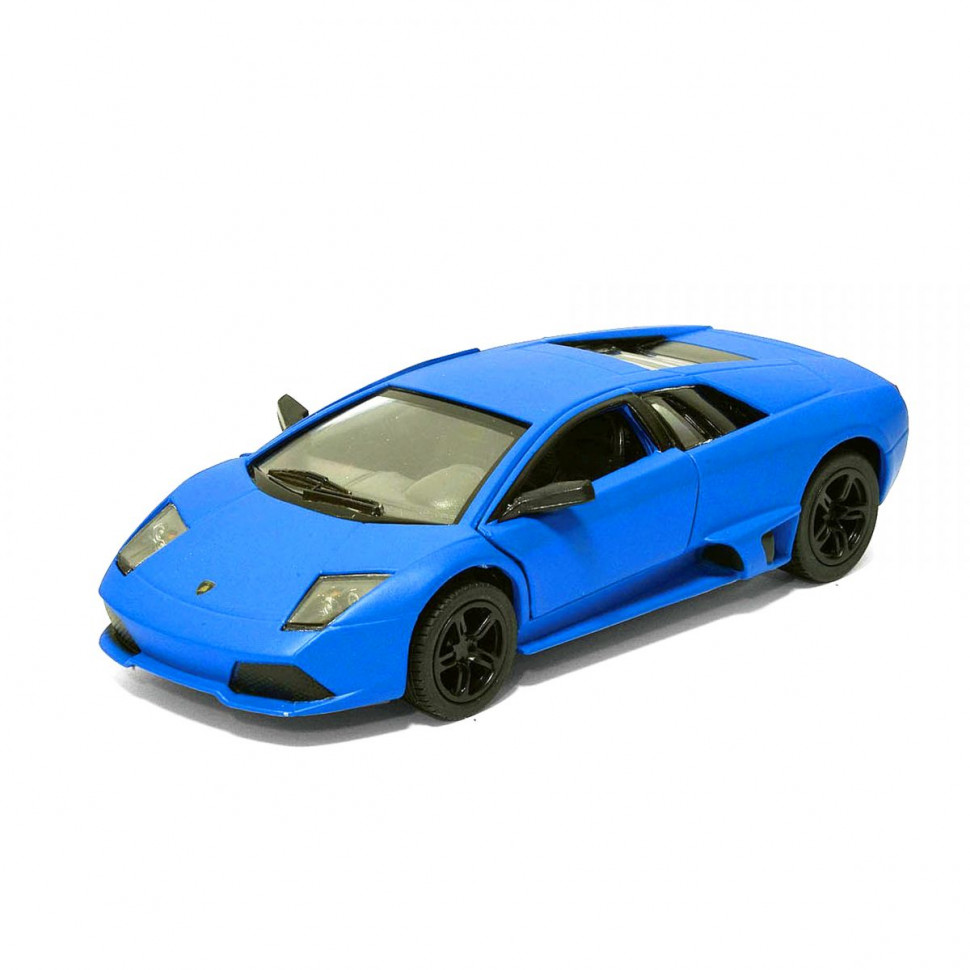 Колекційна іграшкова машинка MATTE LAMBORGHINI KT5370W інерційна  Blue