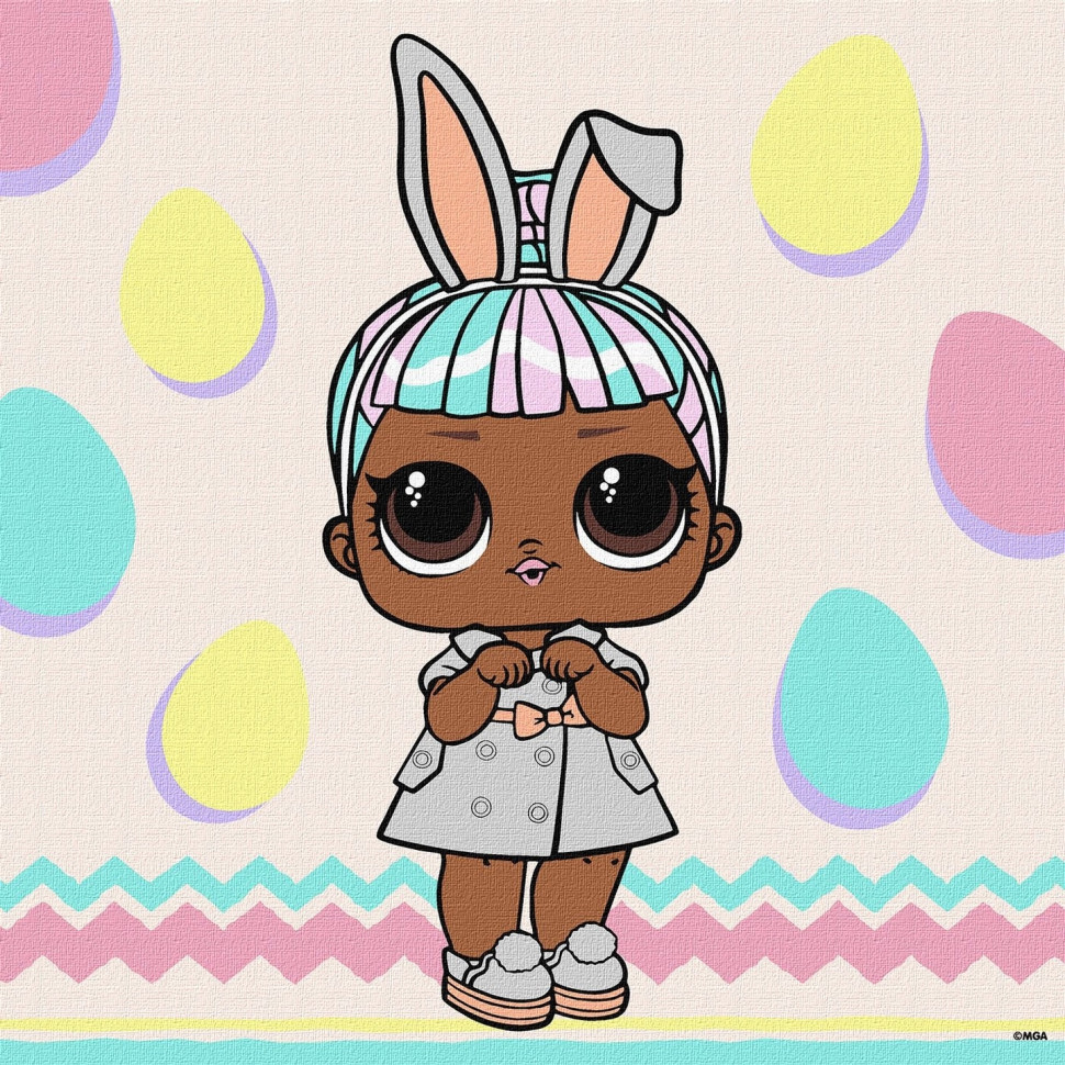 Картина за номерами "L.O.L. Surprise! Spring Bling CARATS" KHO1227, 30х30 см