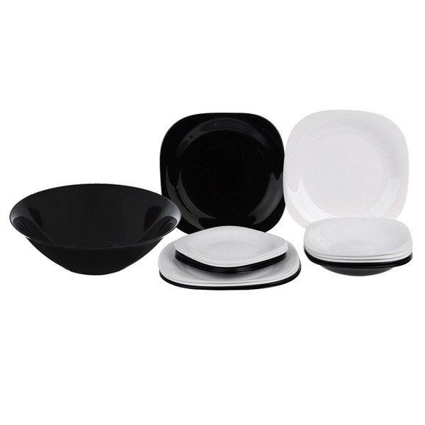 Сервіз столовий 19 пр Luminarc Carine Black and White N1491