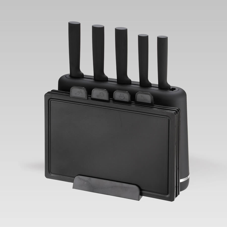 Набір ножів і набір обробних дощок Maestro MR-1412-BLACK