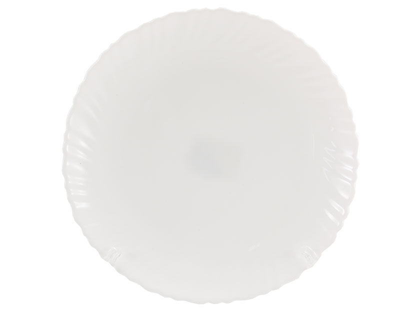 WHITE Тарілка № 9,5 мілка LHP -95 Хвилястий край 00092553