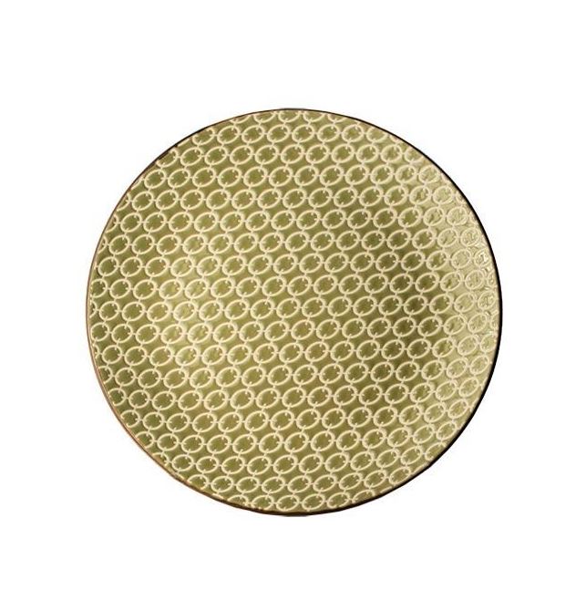 Тарілка десертна 19,5 см LOSK Papercut Oliva L0470-3B-012-S1