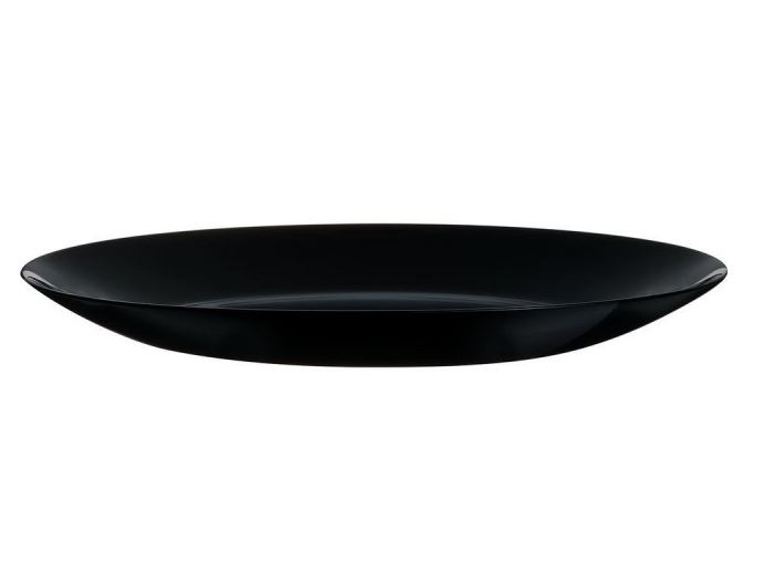 Тарілка обідня Luminarc Zelie Black кругла 25 см V7145