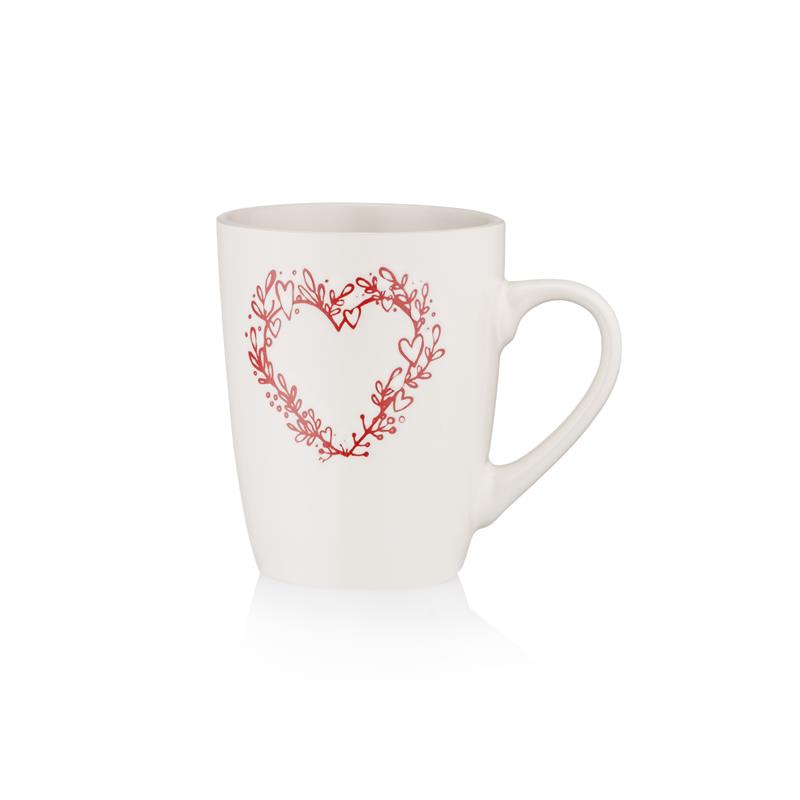 Чашка Ardesto Heart 320 мл AR3467W