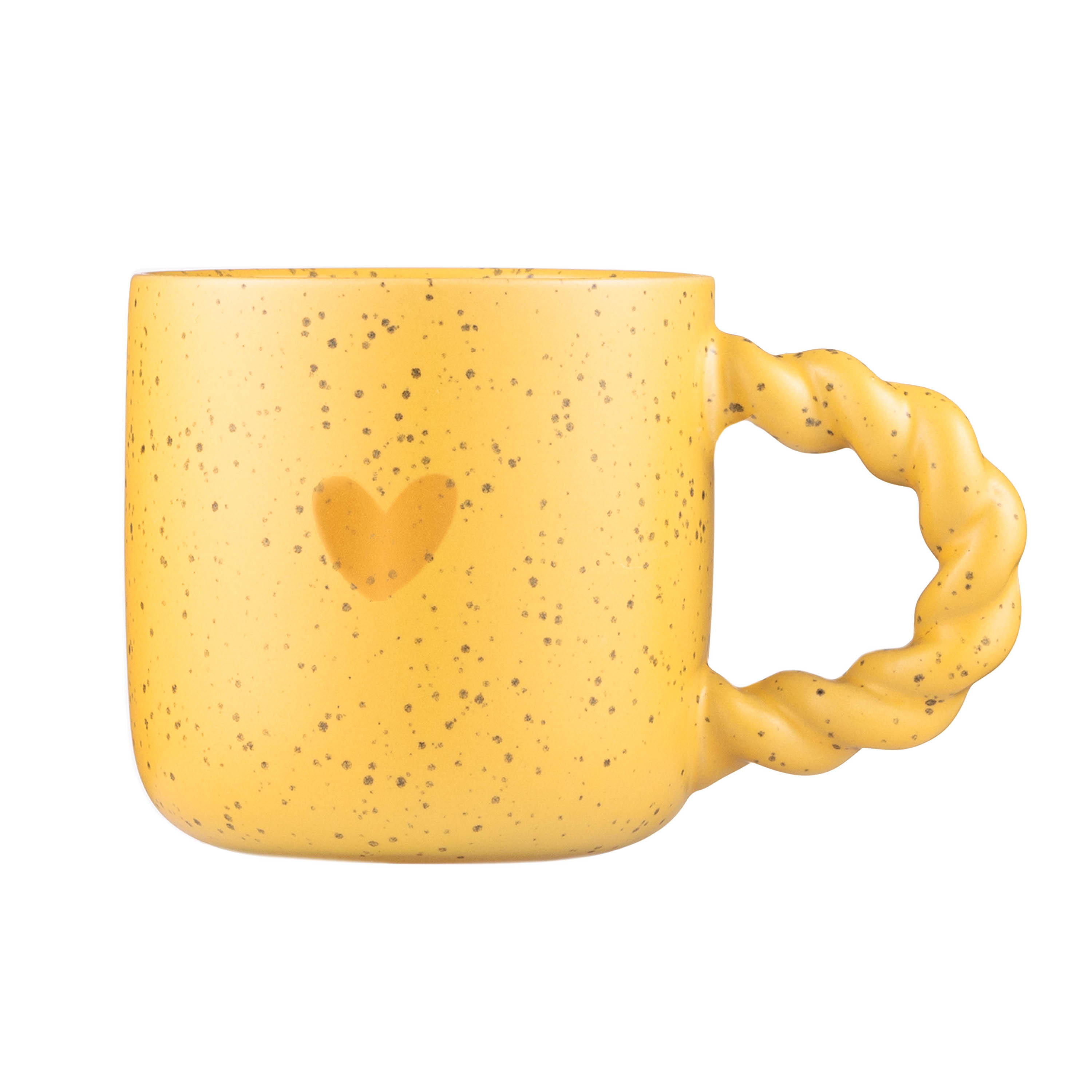 Чашка Ardesto My heart, 300мл, кераміка, жовтий AR3082Y