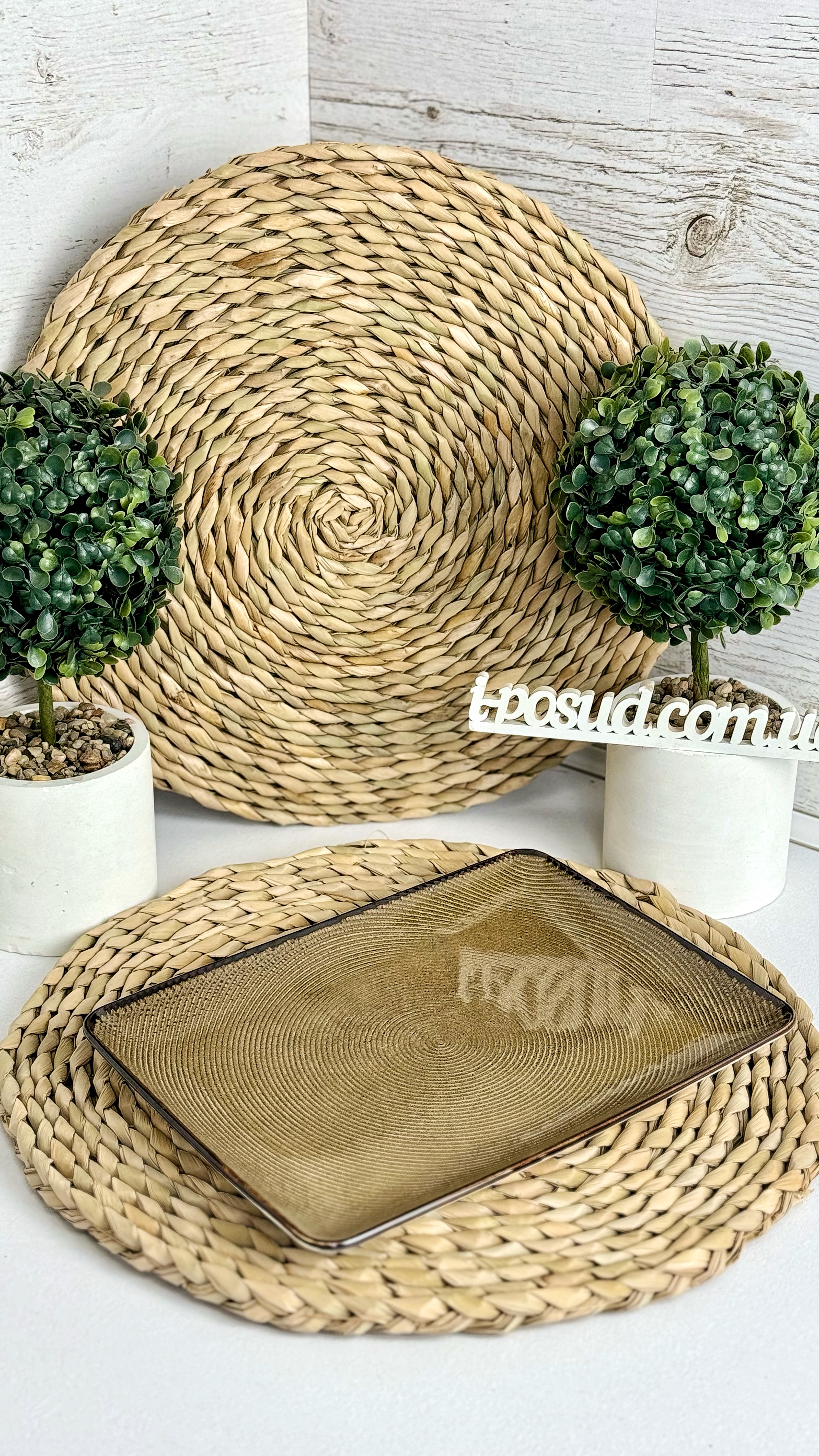 Блюдо LOSK Brenda прямокутне 27 см Brown L0610-T8601574B